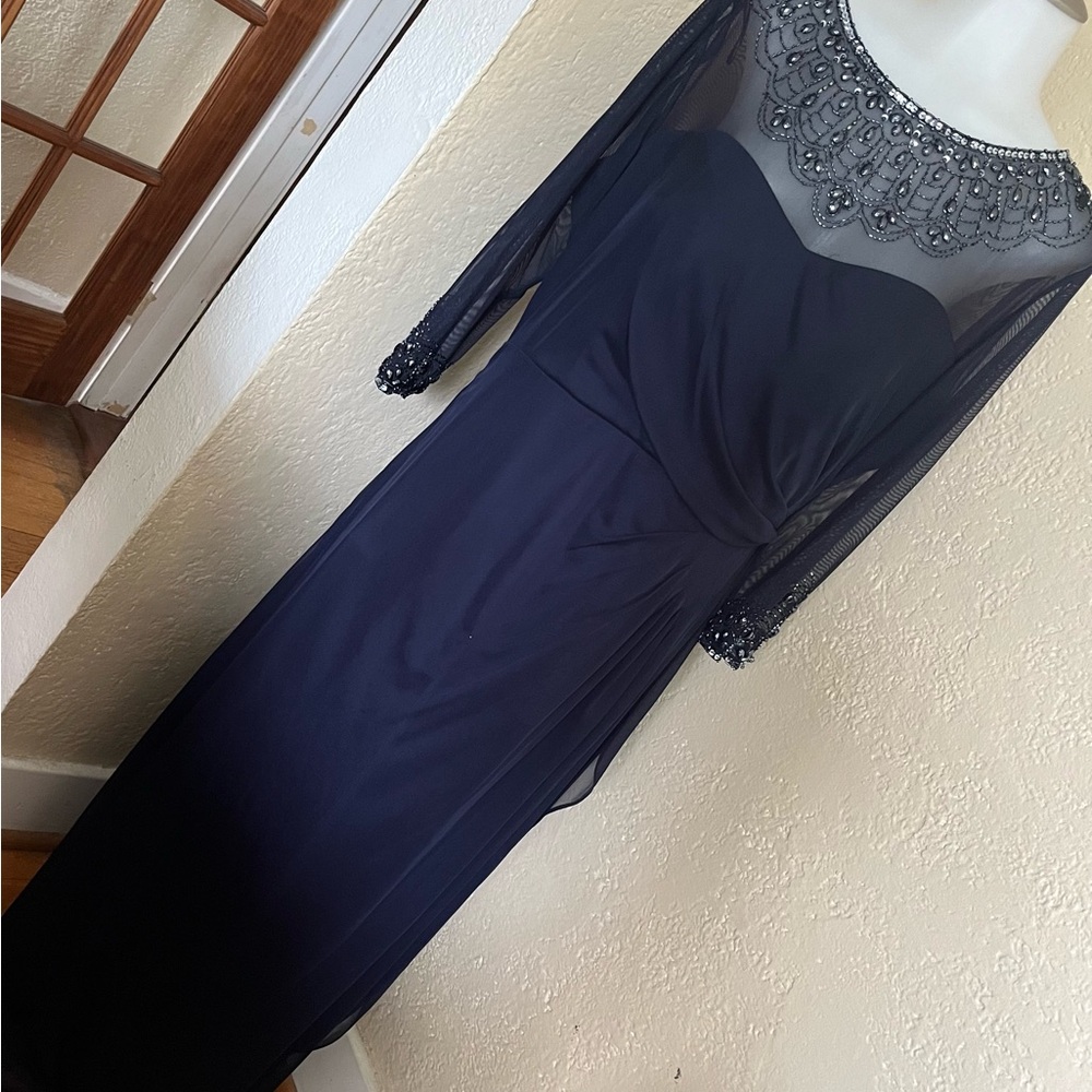 Elegant Navy Blue Evening Dress Alex Evenings Nordstrom